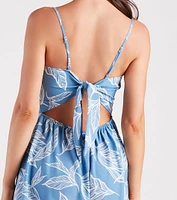 Seaside Escape Tropical Print Romper