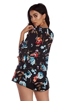 Date Night Floral Romper