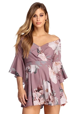 Ring It Out Florals Romper
