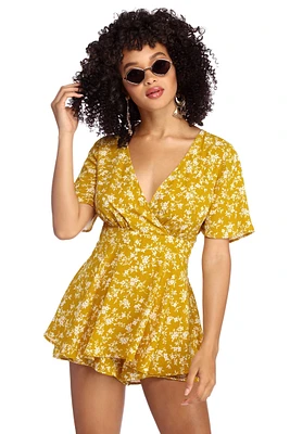 Flirty And Flowy Skater Romper