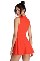 Glow With Me Skater Romper