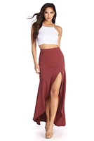Ready To Ruffle Maxi Skirt