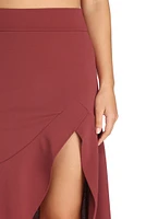 Ready To Ruffle Maxi Skirt