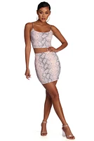 Hypnotize Me Mini Skirt