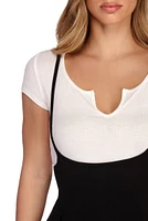 Sassy Suspender Skater Skirt
