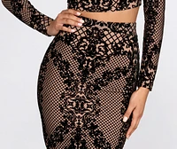Major Style Status Midi Skirt