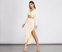 Heartbreaker High Slit Skirt