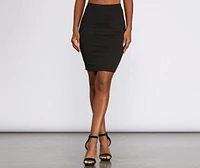 Make A Ponte Mini Skirt