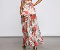Tropic Dreams Mesh Maxi Skirt