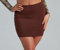 Feeling Fine High Waist Mini Skirt