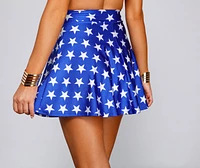 Lady Justice Star Skater Skirt