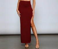 So Stunning Asymmetrical Maxi Skirt