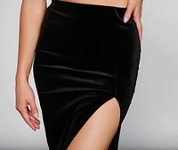 Luxe Night Out High Slit Skirt