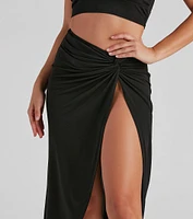 All Night Wrap Maxi Skirt