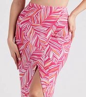 Beachside Stroll Printed Maxi Skirt