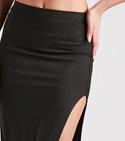 On My Mind Side Slit Maxi Skirt
