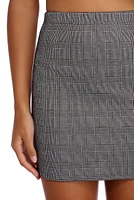 Coolness Check Mini Skirt