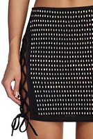 Bling On The Glam Mini Skirt