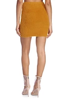 Feeling Fuzzy Mini Skirt