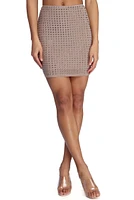 A Little Glitz And Glamour Mini Skirt