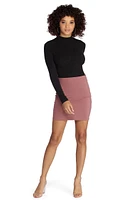 On Point Ponte Knit High Waist Mini Skirt