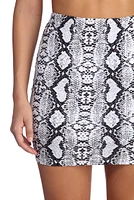 Wild And Fierce Mini Skirt