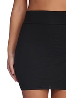 Tight Knit Mini Skirt