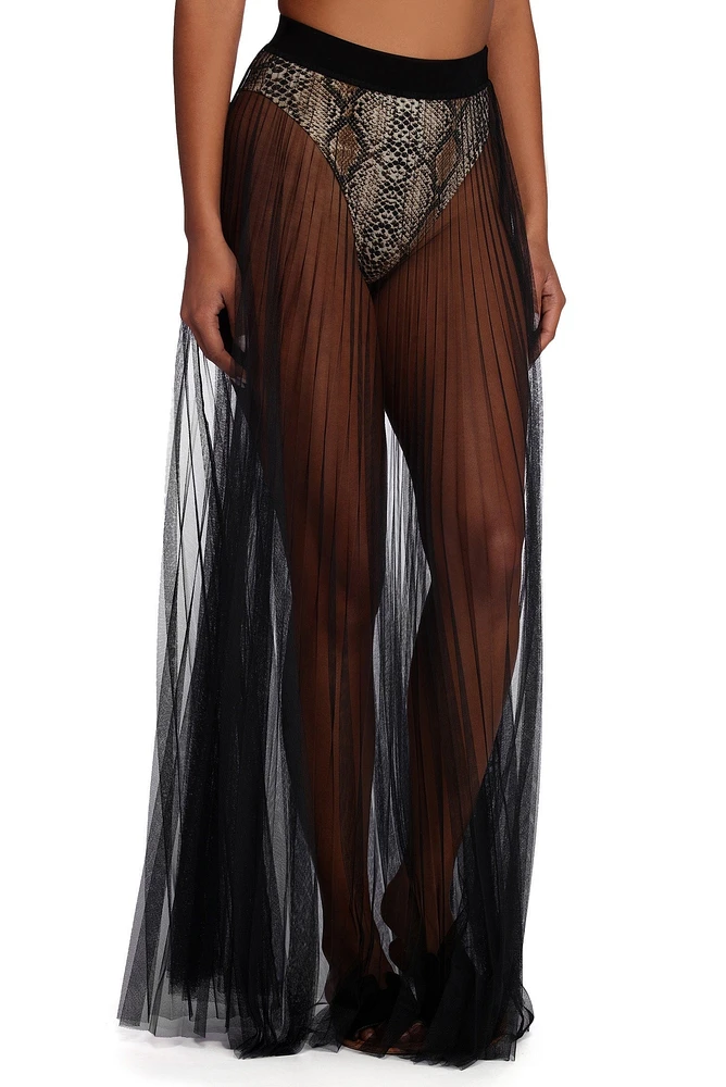 Mesmerizing Mesh Maxi Skirt