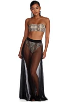 Mesmerizing Mesh Maxi Skirt