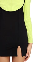 Sassy Suspender Mini Skirt