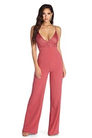 Breathtaking Lace Top Jumpsuit