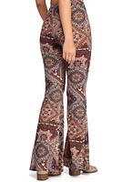 Boho Wanderer Paisley Flared Pants