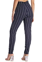 Striped Reputation Tapered Pants