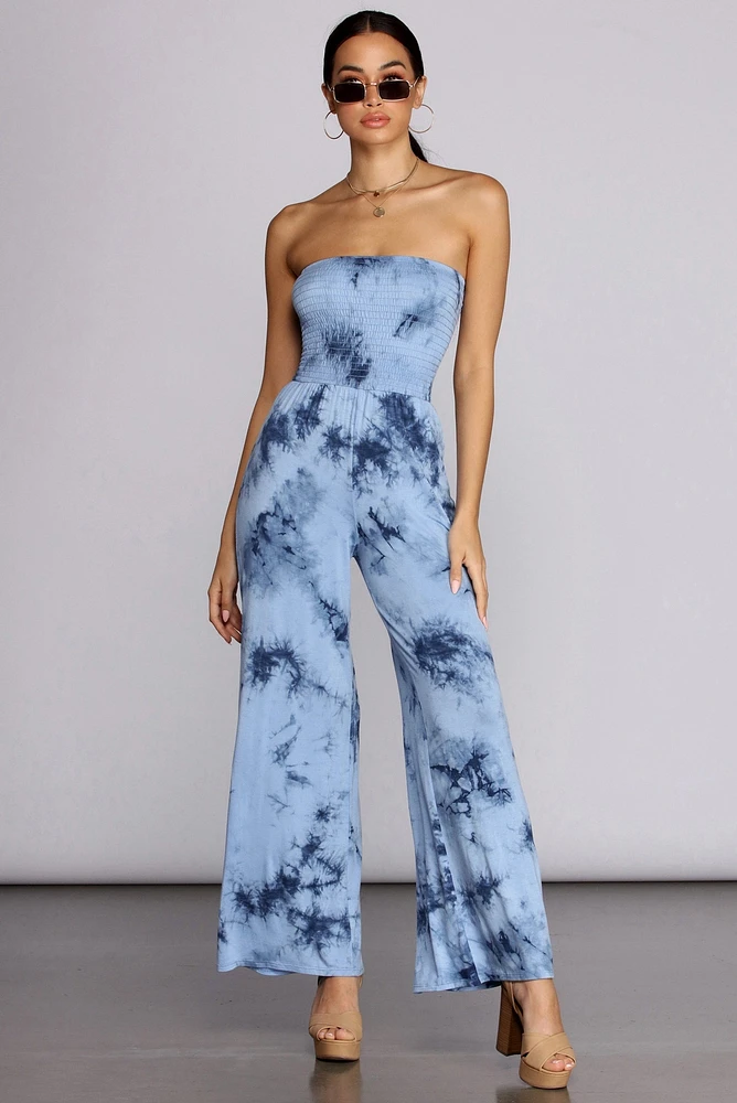 One Piece Wonder Smocked Jumpsuit