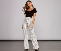 Tie Me Up High Waist Pants