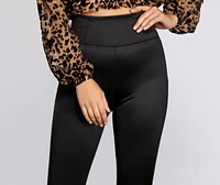 Sleek Satin Liquid Leggings