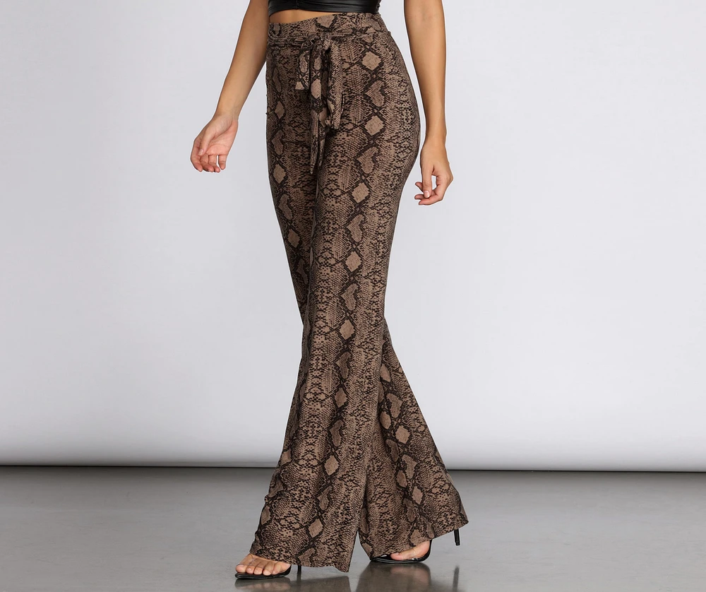 Sassy Stunner Snake Print Pants