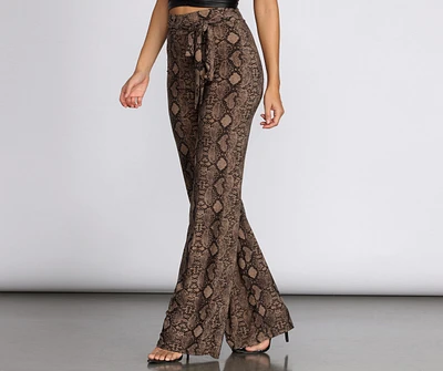 Sassy Stunner Snake Print Pants