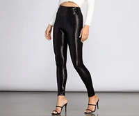 Light Up The Night Sequin Leggings