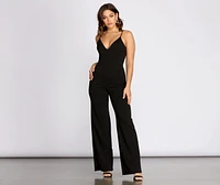 Fit For A Flattering Finish Sleek Jumpsuit