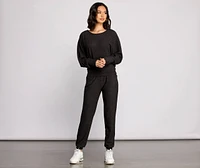 Keepin' Knit Basic Joggers