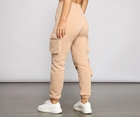 Low Profile High Waist Cargo Joggers