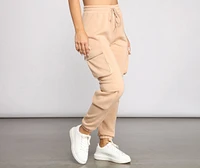 Low Profile High Waist Cargo Joggers