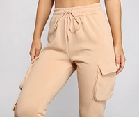 Low Profile High Waist Cargo Joggers