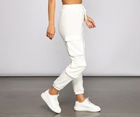 Low Profile High Waist Cargo Joggers