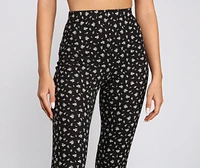 Fab And Fresh Floral Flared Pants
