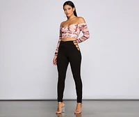 My Good Side Cutout Skinny Pants