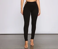 My Good Side Cutout Skinny Pants