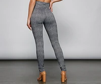Mad About Plaid Skinny Pants