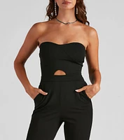 Chic Sophistication Sleeveless Tapered Jumpsuit